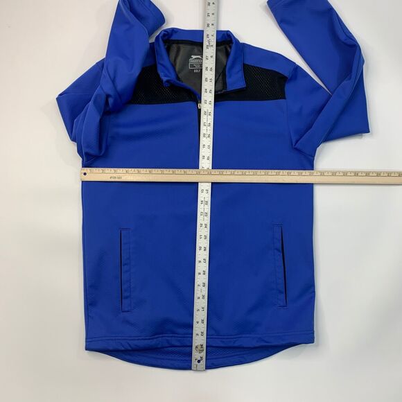 Slazenger Golf Sweatshirt Mens S Small Blue Quarter Zip Performance Pullover - Picture 6 of 13